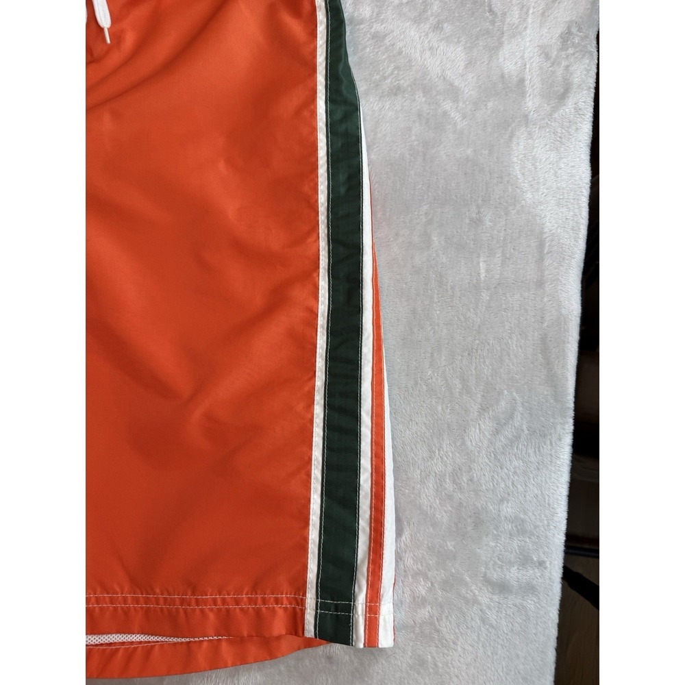 G-III Carl Banks Miami‎ Hurricanes Orange Swim Trunks Board Shorts Mens NCAA XL - Picture 5 of 10